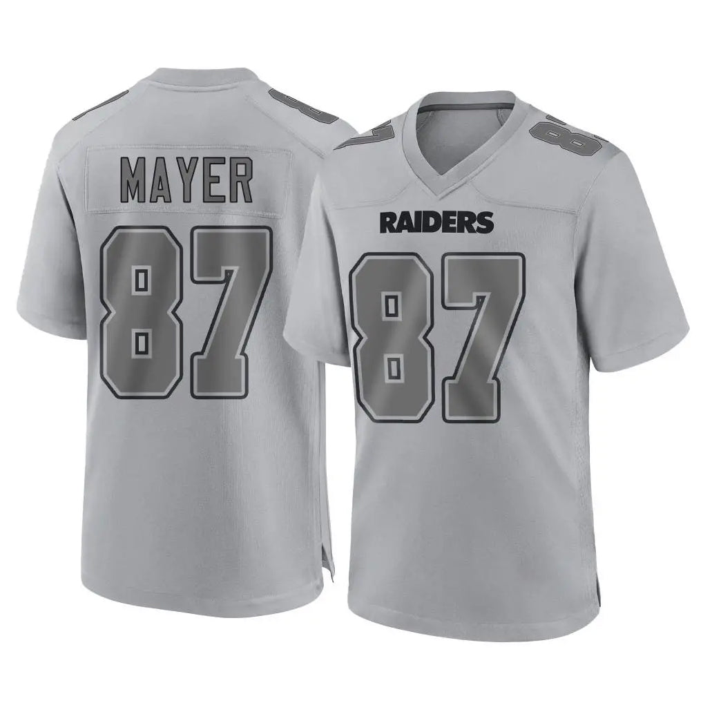 tocy LV.Raiders #87 Michael Mayer Player Gray Atmosphere Fashion Limited Game Stitched Jerseys