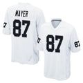 tocy LV.Raiders #87 Michael Mayer Player White Home Game Stitched Jerseys