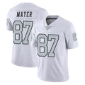 tocy LV.Raiders #87 Michael Mayer Player White Limited Color Rush Home Game Stitched Jerseys