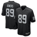 tocy LV.Raiders #89 Brock Bowers Black 2024 Draft First Round Pick Player Game Jersey Stitched Jersey