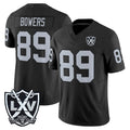 tocy LV.Raiders #89 Brock Bowers Player Black 2026 Vapor Limited Home Game Stitched Jerseys