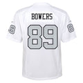 tocy LV.Raiders #89 Brock Bowers Player White Alternate Game Stitched Jerseys