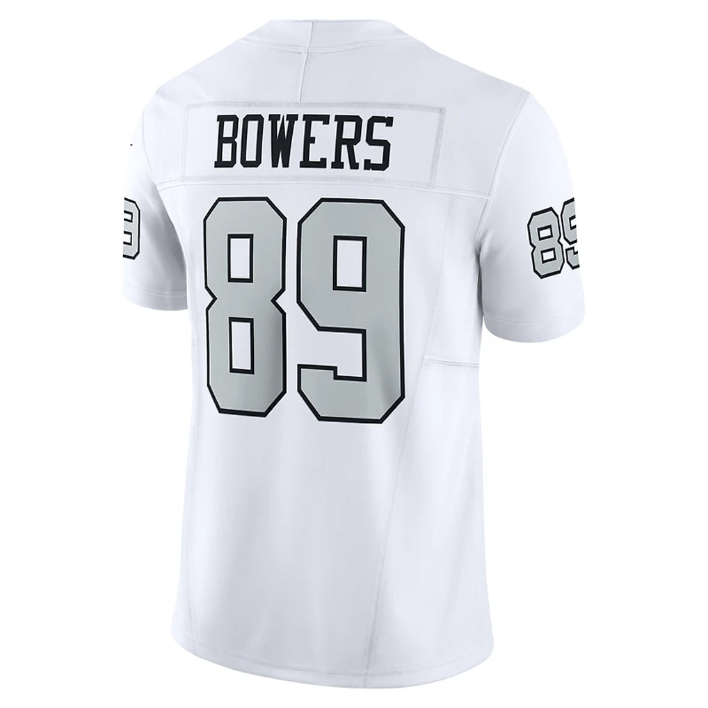 tocy LV.Raiders #89 Brock Bowers Player White Alternate Vapor F.U.S.E Limited Stitched Jerseys