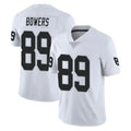 tocy LV.Raiders #89 Brock Bowers Player White Limited Vapor Untouchable Home Game Stitched Jerseys