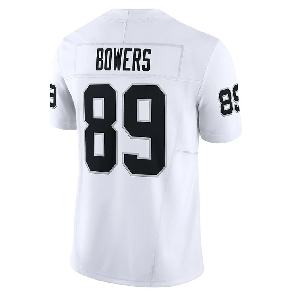 tocy LV.Raiders #89 Brock Bowers Player White Vapor F.U.S.E Limited Stitched Jerseys