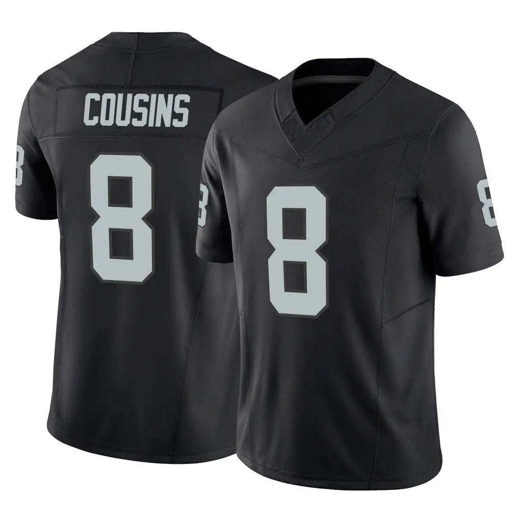 tocy LV.Raiders #8 Kirk Cousins Player Black Limited Vapor F.U.S.E. Home Game Stitched Jerseys