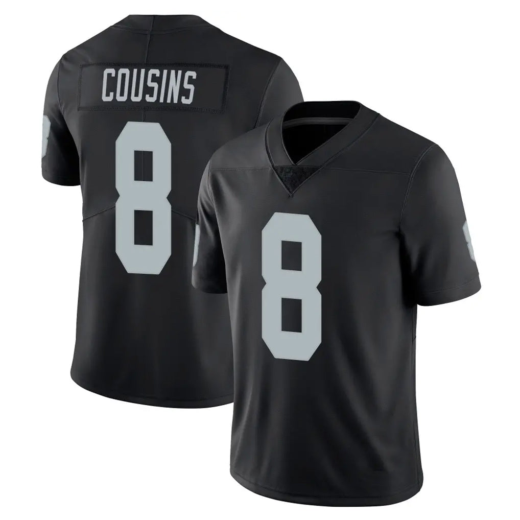tocy LV.Raiders #8 Kirk Cousins Player Black Limited Vapor Untouchable Home Game Stitched Jerseys