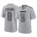 tocy LV.Raiders #8 Kirk Cousins Player Gray Atmosphere Fashion Limited Game Stitched Jerseys