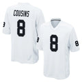 tocy LV.Raiders #8 Kirk Cousins Player White Home Game Stitched Jerseys