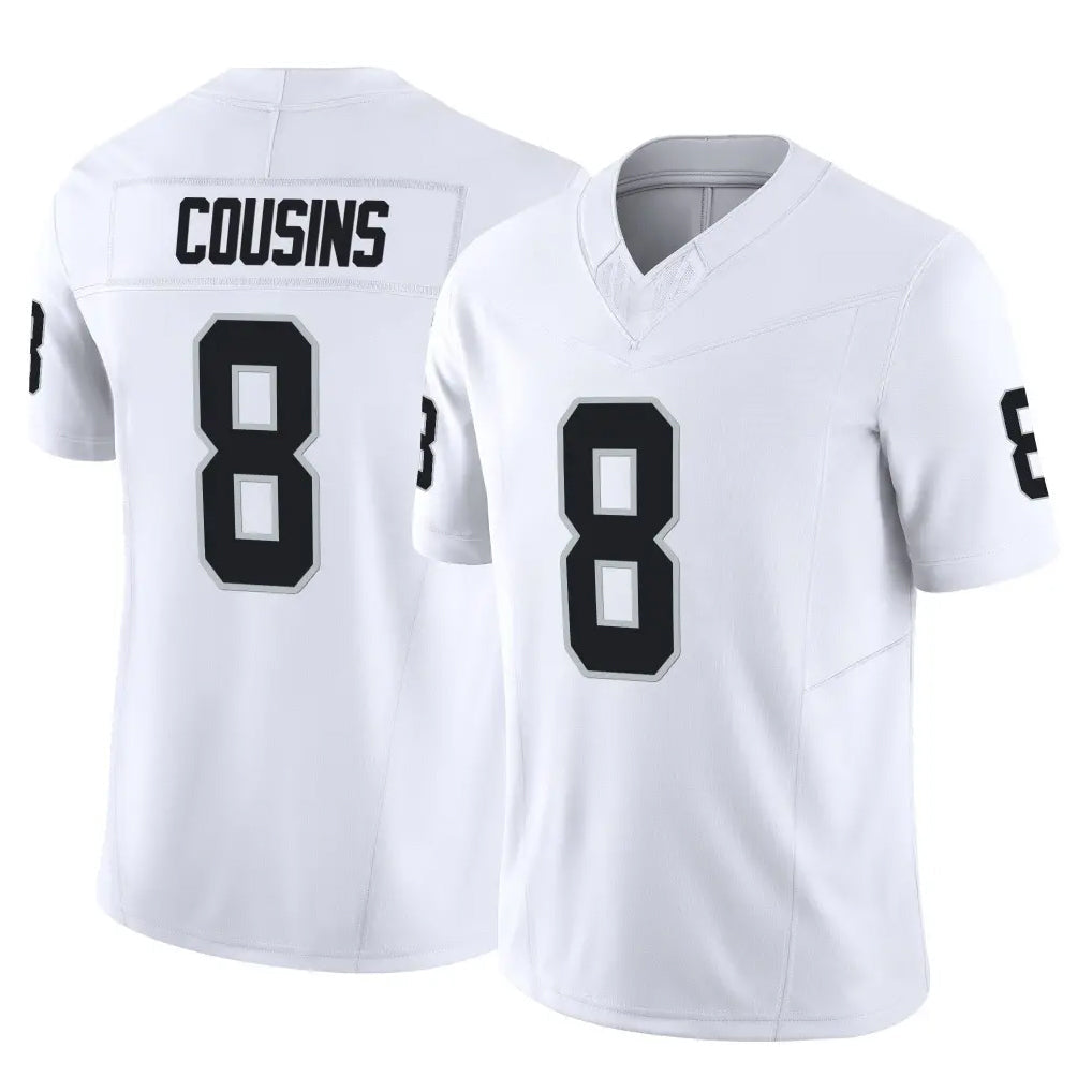 tocy LV.Raiders #8 Kirk Cousins Player White Limited Vapor F.U.S.E. Home Game Stitched Jerseys