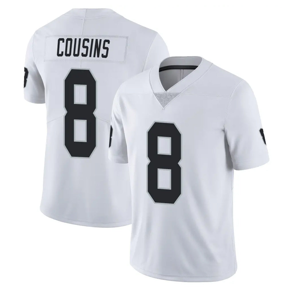 tocy LV.Raiders #8 Kirk Cousins Player White Limited Vapor Untouchable Home Game Stitched Jerseys
