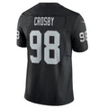 tocy LV.Raiders #98 Maxx Crosby Black Vapor F.U.S.E. Limited Jersey American Stitched Jerseys