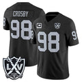 tocy LV.Raiders #98 Maxx Crosby Player Black 2026 Vapor Limited Home Game Stitched Jerseys