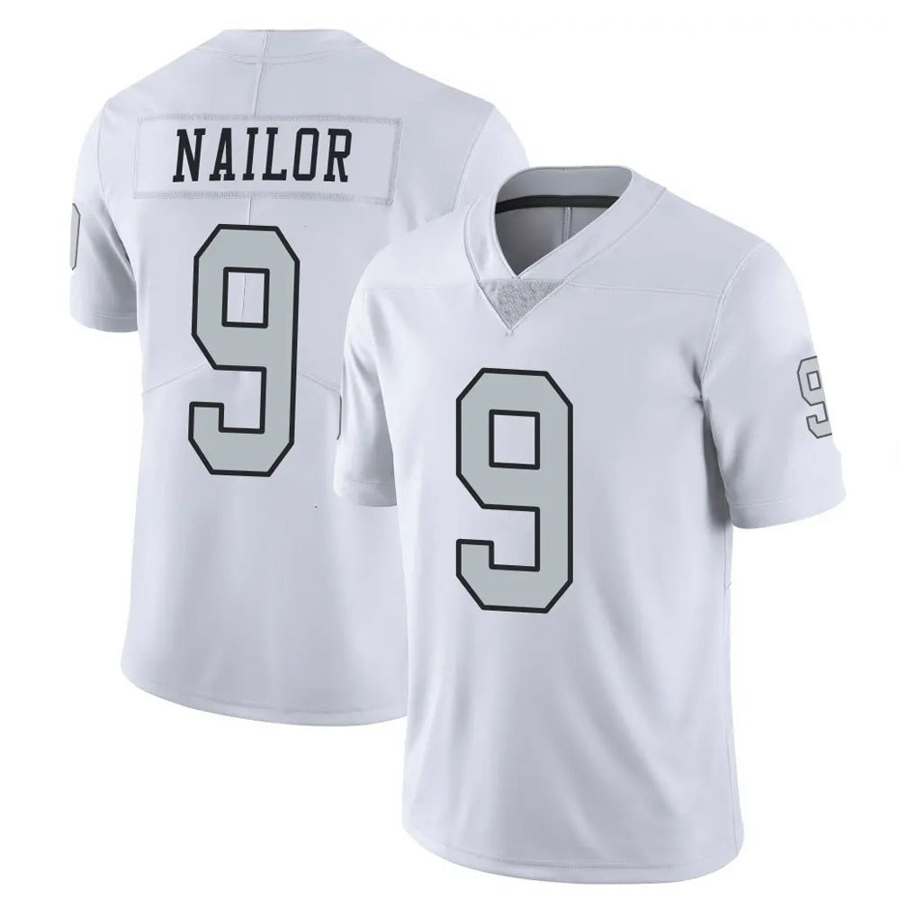 tocy LV.Raiders #9 Jalen Nailor Player White Limited Color Rush Home Game Stitched Jerseys