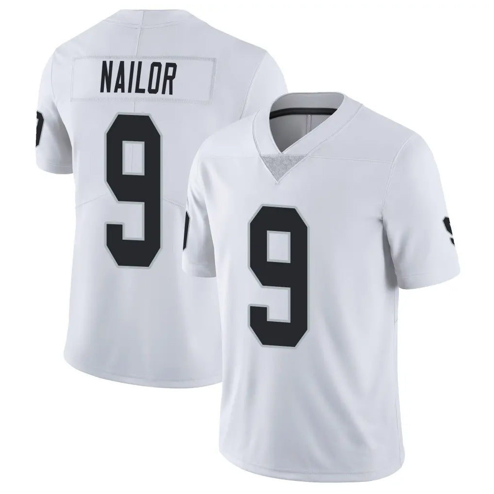 tocy LV.Raiders #9 Jalen Nailor Player White Limited Vapor Untouchable Home Game Stitched Jerseys
