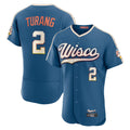 tocy M.Brewers #2 Brice Turang Player Blue 2026 City Connect Home Limited Elite Stitched Jerseys
