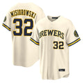 tocy M.Brewers #32 Jacob Misiorowski Player Cream Home Limited Stitched Jerseys