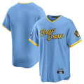 tocy M.Brewers Blank Player Light Blue City Connect Home Game Stitched Jerseys