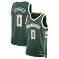 tocy M.Bucks #0 Brayden Burries Hunter Green Swingman Jerseys - Icon Edition
