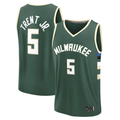 tocy M.Bucks #5 Gary Trent Jr. Hunter Green Fast Break Replica Player Jerseys - Icon Edition