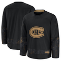 Tocy M.Canadiens Black 2024 Military Appreciation Practice Jerseys