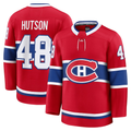 Tocy M.Canadiens #48 Lane Hutson Red Home Premium Jerseys