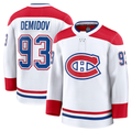 Tocy M.Canadiens #93 Ivan Demidov White Away Premium Jerseys