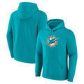 Tocy M.Dolphins Aqua LOGO Pullover Hoodies Limited Blank Player Stitched Jerseys