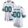 tocy Custom M.Dolphins Game Secondary Alternate Stitched Jerseys