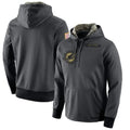 Tocy M.Dolphins Gray Pullover Hoodies Limited Blank Player Stitched Jerseys