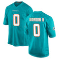 Tocy M.Dolphins #0 Ollie Gordon II Player Aqua Home Game Stitched Jerseys