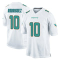 Tocy M.Dolphins #10 Jacob Rodriguez Player White Home Game Stitched Jerseys