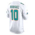 tocy M.Dolphins #10 Jacob Rodriguez White Game Stitched Jerseys