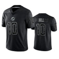 tocy M.Dolphins #10 Tyreek Hill Player Black RFLCTV Limited Stitched Jerseys