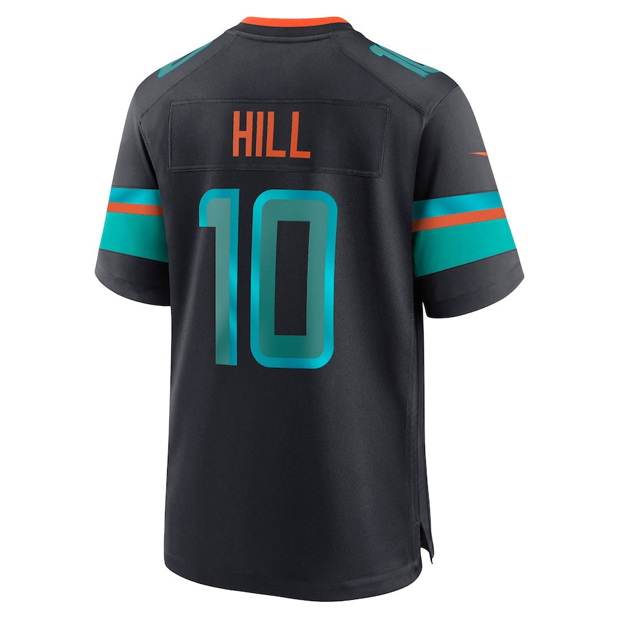 tocy M.Dolphins #10 Tyreek Hill Player Blue Rivalries Collection Game Stitched Jersey