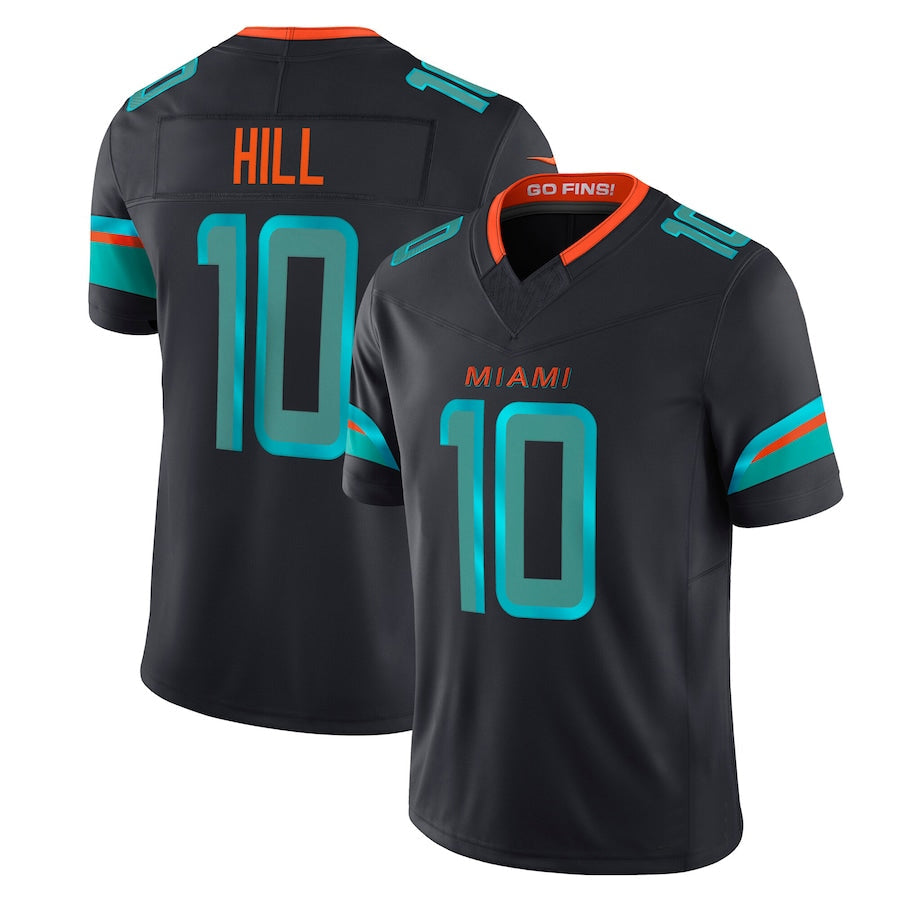 tocy M.Dolphins #10 Tyreek Hill Player Blue Rivalries Collection Vapor Limited Stitched Jerseys