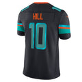 tocy M.Dolphins #10 Tyreek Hill Player Blue Rivalries Collection Vapor Limited Stitched Jersey