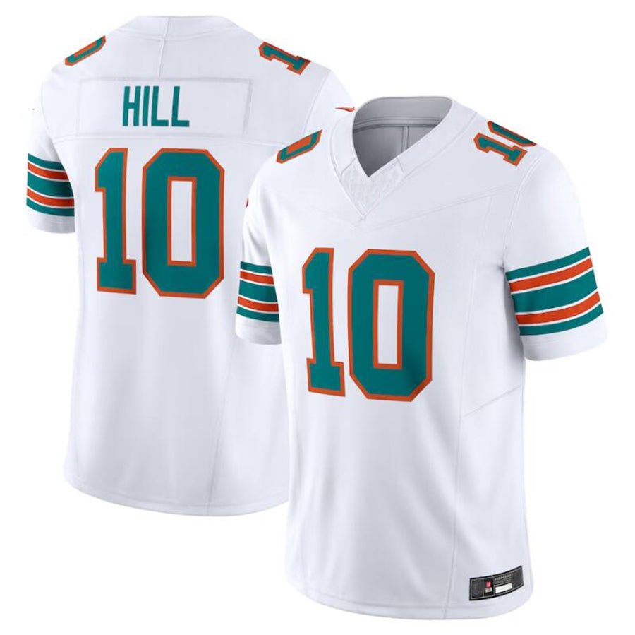 tocy M.Dolphins #10 Tyreek Hill White Vapor F.U.S.E. Limited Jersey American Stitched Jerseys