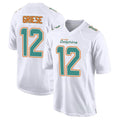 tocy M.Dolphins #12 Bob Griese Player White Fashion Game Stitched Jerseys