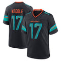 tocy M.Dolphins #17 Jaylen Waddle Player Blue Rivalries Collection Game Stitched Jerseys