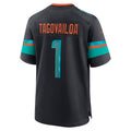 tocy M.Dolphins #1 Tua Tagovailoa Player Blue Rivalries Collection Game Stitched Jerseys