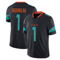 tocy M.Dolphins #1 Tua Tagovailoa Player Blue Rivalries Collection Vapor Limited Stitched Jersey