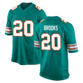 Tocy M.Dolphins #20 Jordyn Brooks Player Aqua Alternate Home Game Stitched Jerseys