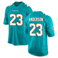 Tocy M.Dolphins #23 Zayne Anderson Player Aqua Home Game Stitched Jerseys