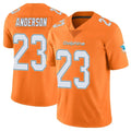 Tocy M.Dolphins #23 Zayne Anderson Player Orange Limited Home Game Stitched Jerseys