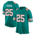 Tocy M.Dolphins #25 Tyrel Dodson Player Aqua Alternate Home Game Stitched Jerseys
