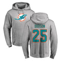 Tocy M.Dolphins #25 Tyrel Dodson Player Gray LOGO Pullover Hoodies Limited Stitched Jerseys