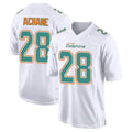 tocy M.Dolphins #28 De?¡¥Von Achane Player White Foshion Elite Stitched Jerseys