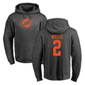 Tocy M.Dolphins #2 Malik Willis Player Darkgray Pullover Hoodies Limited Stitched Jerseys