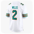 Tocy M.Dolphins #2 Malik Willis Player White Limited Home Game Stitched Jerseys